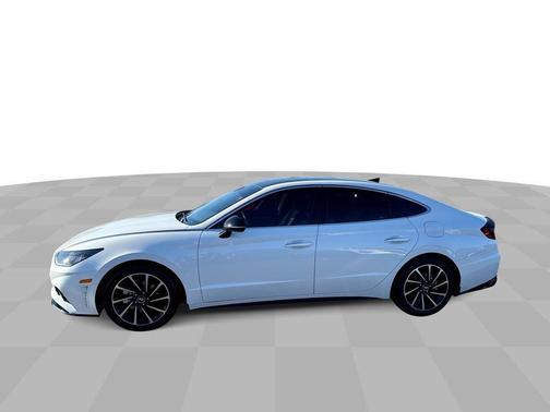 Quartz White 2020 Hyundai SONATA SEL Plus