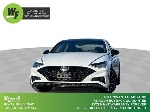 Quartz White 2020 Hyundai SONATA SEL Plus