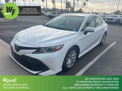 Super White 2020 Toyota Camry LE