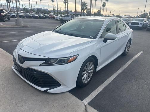 Super White 2020 Toyota Camry LE