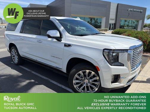 White Frost Tricoat 2024 GMC Yukon XL Denali