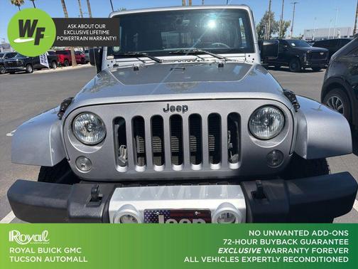 Billet Silver Metallic Clearcoat 2015 Jeep Wrangler Sahara