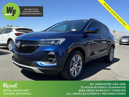 Sapphire Metallic 2023 Buick Encore GX Essence