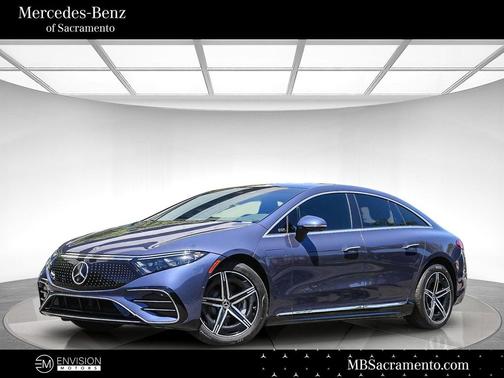 Twilight Blue Metallic 2022 Mercedes-Benz EQS 580 4MATIC