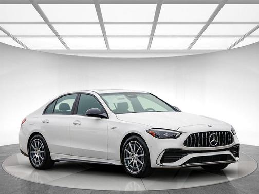 Polar White 2026 Mercedes-Benz AMG C 43 4MATIC