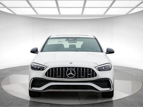 Polar White 2026 Mercedes-Benz AMG C 43 4MATIC