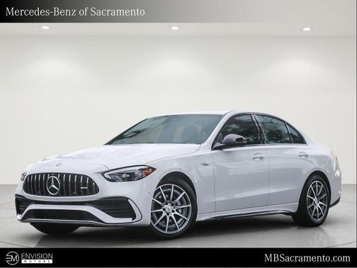 Polar White 2026 Mercedes-Benz AMG C 43 4MATIC