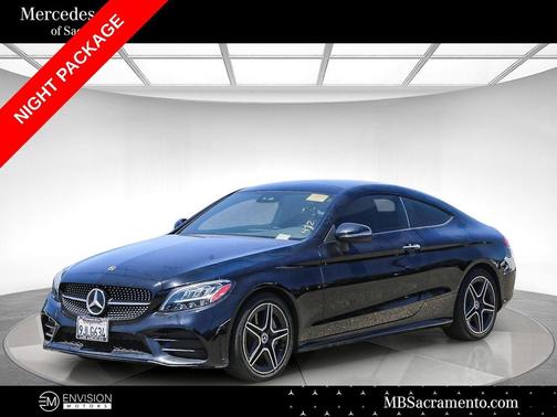 Black 2023 Mercedes-Benz C-Class Coupe