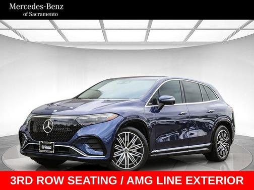 Twilight Blue Metallic 2023 Mercedes-Benz EQS 450 4MATIC