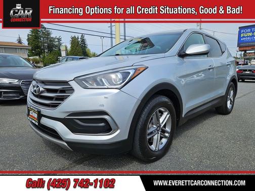 Sparkling Silver 2018 Hyundai Santa Fe Sport 2.4L