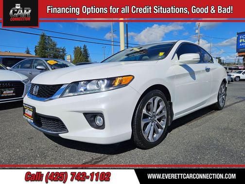 White Orchid Pearl 2014 Honda Accord EX-L