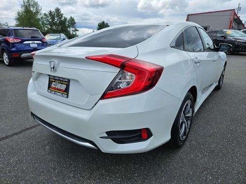 Platinum White Pearl 2020 Honda Civic LX