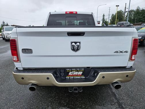Bright White Clear Coat/White Gold Clear Coat 2013 RAM 1500 Laramie Longhorn Edition