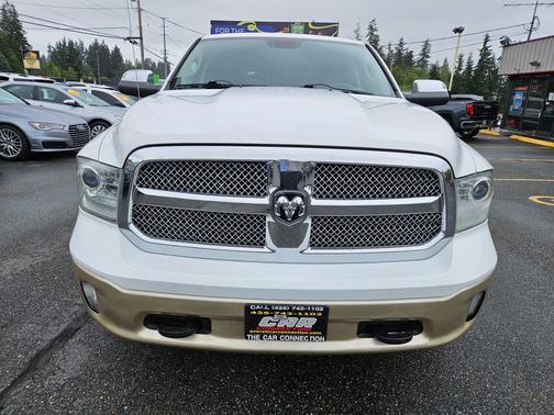 Bright White Clear Coat/White Gold Clear Coat 2013 RAM 1500 Laramie Longhorn Edition