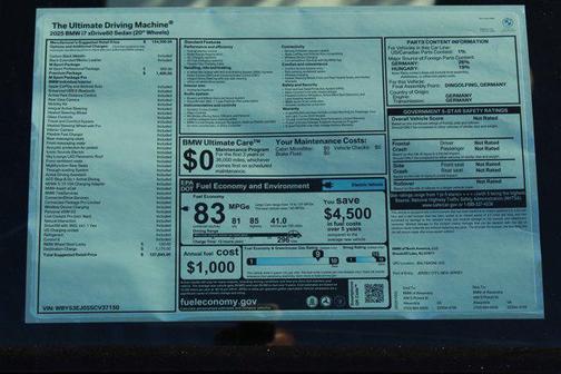 2025 BMW i7 xDrive60