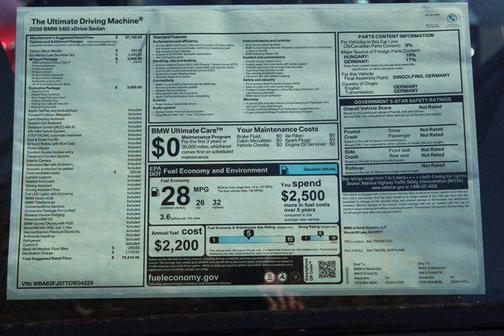 2026 BMW 540 i xDrive