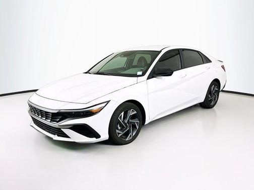 Serenity White 2025 Hyundai ELANTRA Sport