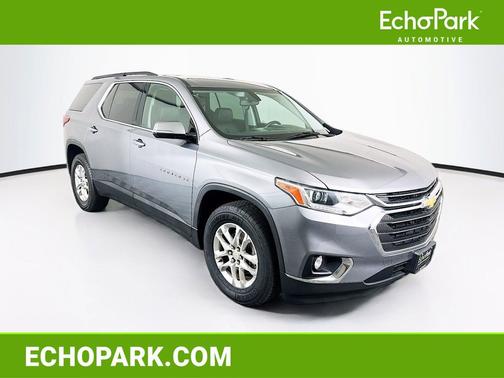 Satin Steel Metallic 2019 Chevrolet Traverse LT Leather
