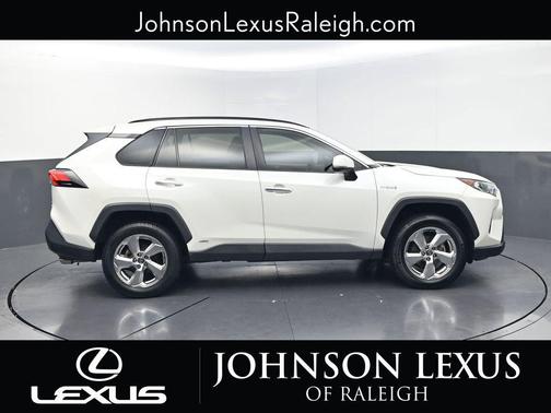 Blizzard Pearl 2020 Toyota RAV4 Hybrid SE
