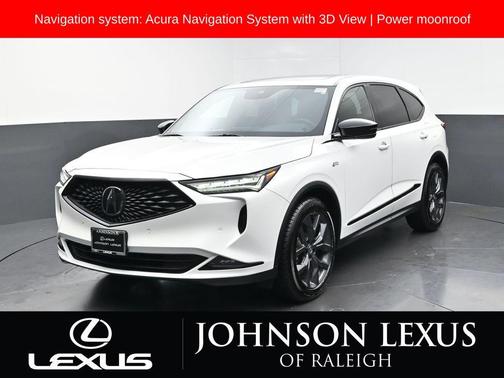 Platinum White 2022 Acura MDX A-Spec Package
