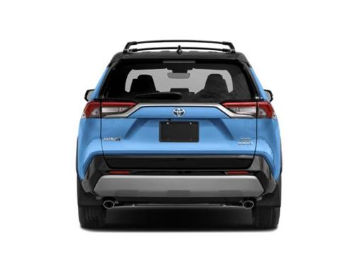 Wind Chill Pearl/Midnight Black Metallic 2023 Toyota RAV4 Hybrid SE