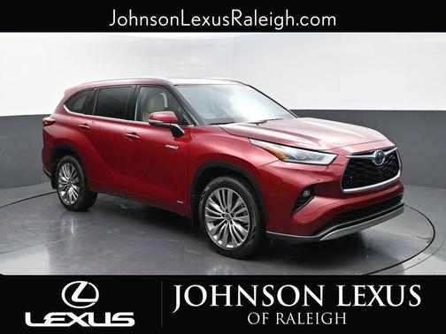 Ruby Flare Pearl 2021 Toyota Highlander Hybrid Platinum