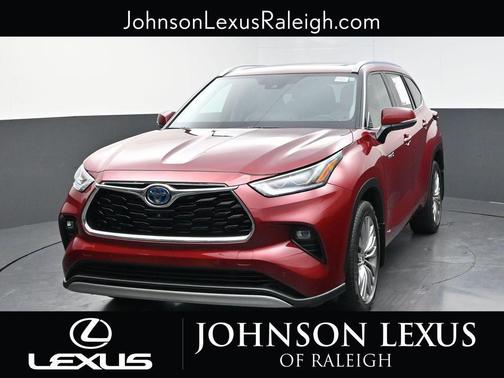 Ruby Flare Pearl 2021 Toyota Highlander Hybrid Platinum