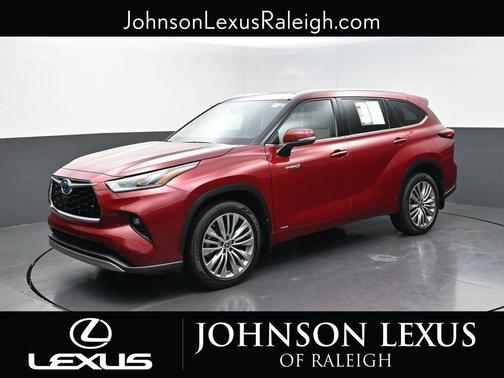 Ruby Flare Pearl 2021 Toyota Highlander Hybrid Platinum