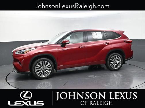 Ruby Flare Pearl 2021 Toyota Highlander Hybrid Platinum