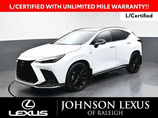 Ultra White 2026 Lexus NX 450h+ F SPORT Handling