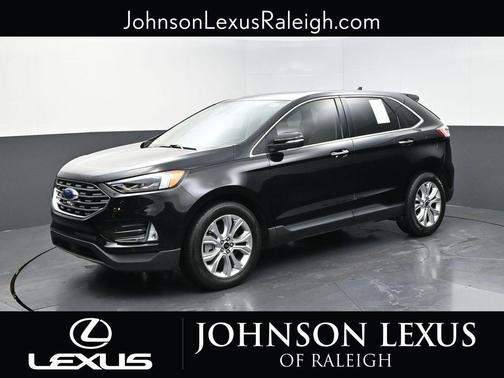 AGATE BLACK METALLIC 2024 Ford Edge Titanium