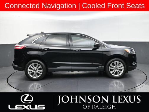 AGATE BLACK METALLIC 2024 Ford Edge Titanium
