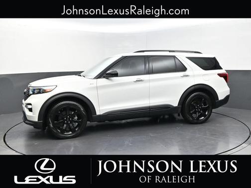 STAR WHITE MET TRI-COAT 2024 Ford Explorer ST-Line