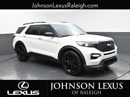 STAR WHITE MET TRI-COAT 2024 Ford Explorer ST-Line