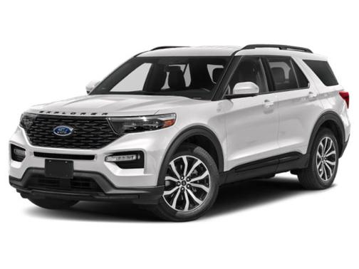 STAR WHITE MET TRI-COAT 2024 Ford Explorer ST-Line