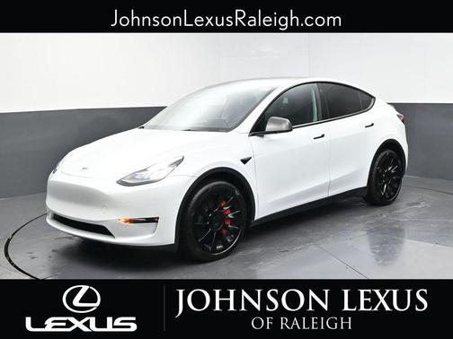 Pearl White 2022 Tesla Model Y Long Range Dual Motor All-Wheel Drive