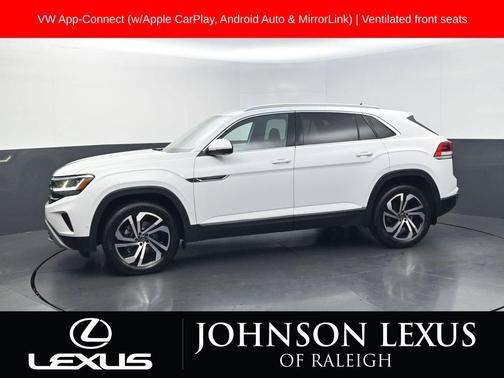 Pure White 2020 Volkswagen Atlas Cross Sport 3.6L V6 SEL 4MOTION