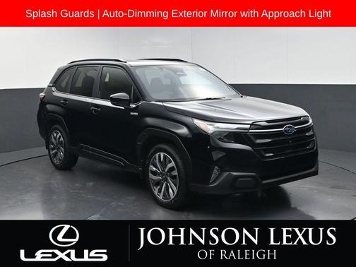 Crystal Black Silica 2025 Subaru Forester Hybrid Touring