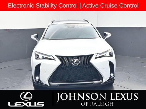 Ultra White with Obsidian Roof 2025 Lexus UX 300h F SPORT Design