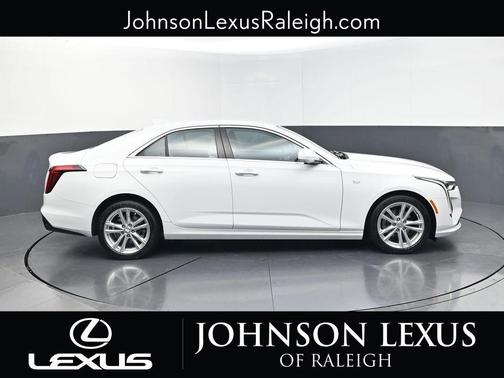 Summit White 2023 Cadillac CT4 Luxury