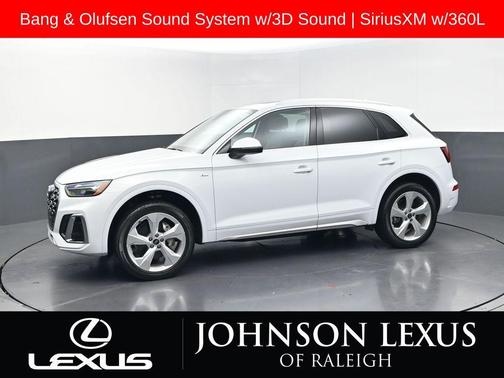 Glacier White Metallic 2023 Audi Q5 45 S line Premium Plus