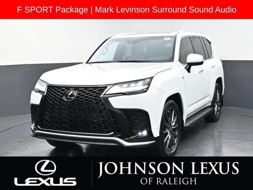 Ultra White 2024 Lexus LX 600 F SPORT
