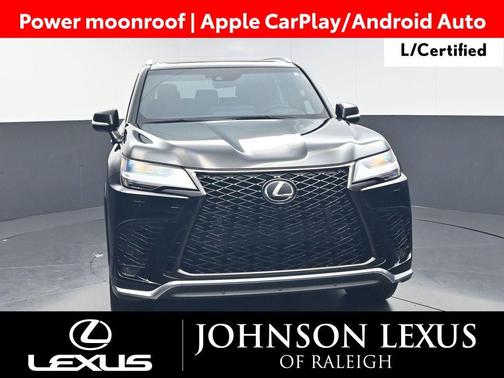 Black 2024 Lexus LX 600 F SPORT