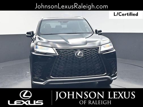 Black 2024 Lexus LX 600 F SPORT