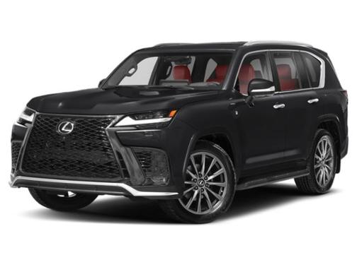 Black 2024 Lexus LX 600 F SPORT