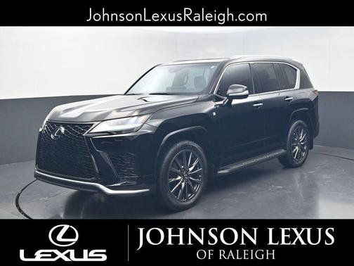 Black 2024 Lexus LX 600 F SPORT