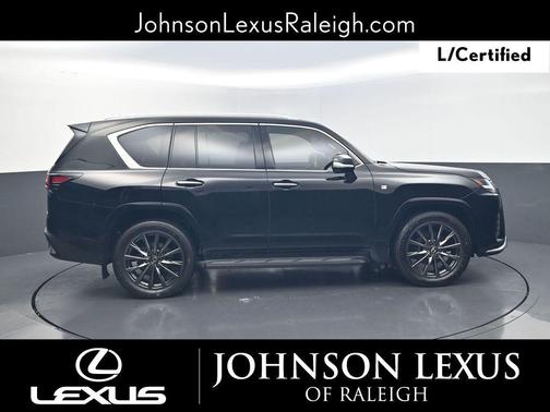 Black 2024 Lexus LX 600 F SPORT