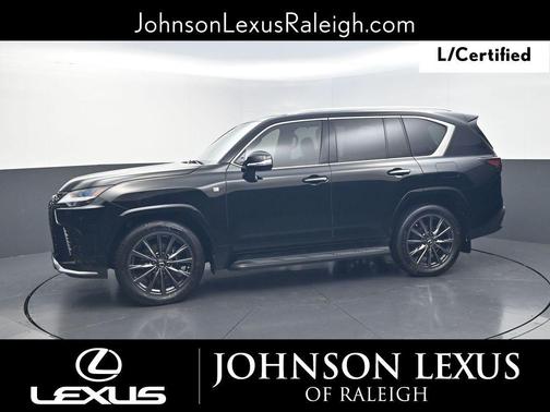 Black 2024 Lexus LX 600 F SPORT