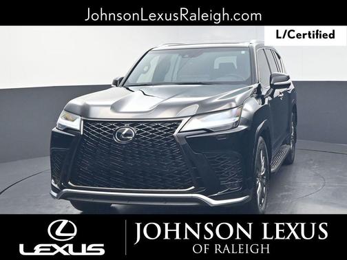 Black 2024 Lexus LX 600 F SPORT