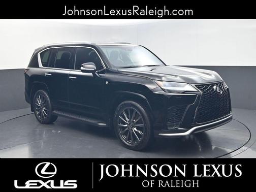 Black 2024 Lexus LX 600 F SPORT